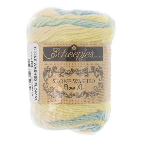 Scheepjes Stone Washed Flow XL 1x65g - 03 Whisper