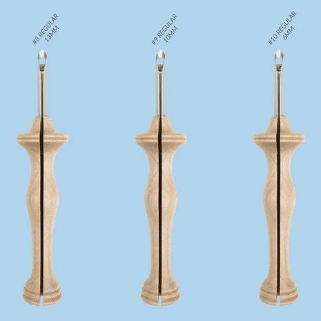 Oxford Punchnaald regular Natural Wood maat 10