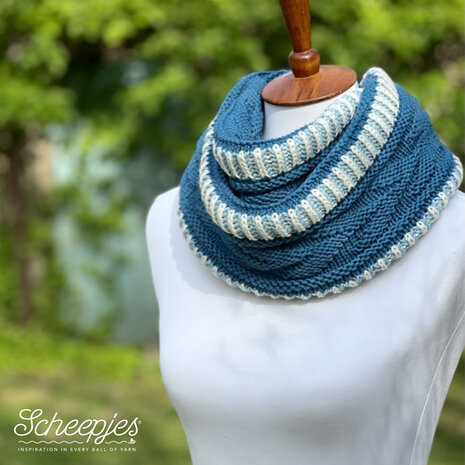 Among the Vines Cowl Woolwise‑versie garen pakket