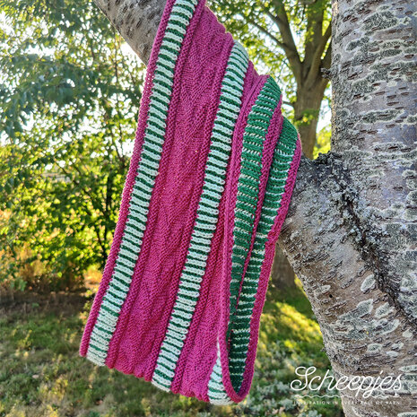 Among the Vines Cowl Scrumptious‑versie garen pakket