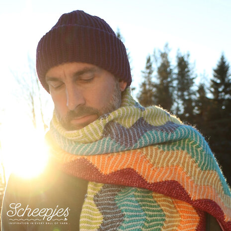 Beautiful Noise sjaal of deken alternatieve Stone Washed-kleurstelling