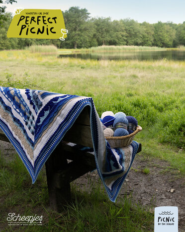 Scheepjes Picnic CAL2026 kit - Seaside -  Colour Crafter + gratis Perfect Picnic tote bag