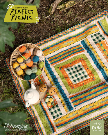 Scheepjes Picnic CAL2026 kit  - Park -  Cotton Create DK + gratis Perfect Picnic tote bag