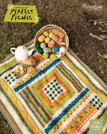 Scheepjes Picnic CAL2026 kit  - Park -  Cotton Create DK + gratis Perfect Picnic tote bag