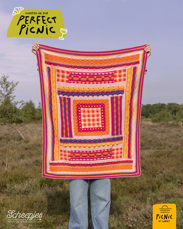 Scheepjes Picnic CAL2026 kit  - Sunset -  Cotton Create DK + gratis Perfect Picnic tote bag