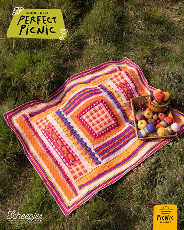 Scheepjes Picnic CAL2026 kit  - Sunset -  Cotton Create DK + gratis Perfect Picnic tote bag