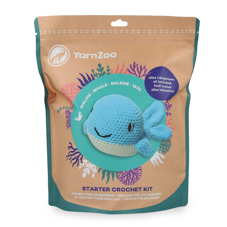 YarnZoo Haak Starterspakket - Walvis
