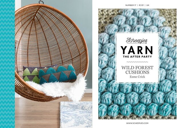 Scheepjes YARN The After Party  twee stijlvolle kussens - Esme Crick + gratis patroon