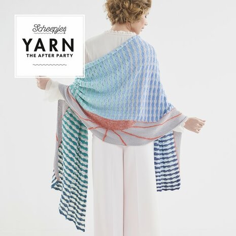 Alto Mare Wrap Yarn After Party 30 compleet pakket van Scheepjes Whirl, Whirlette en Mohair Rhythm plus gratis patroon.