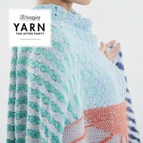 Alto Mare Wrap Yarn After Party 30 compleet pakket van Scheepjes Whirl, Whirlette en Mohair Rhythm plus gratis patroon.