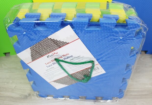 Knitpro lace blocking mats 30x30x1 cm - 1x9 stuks blok matten