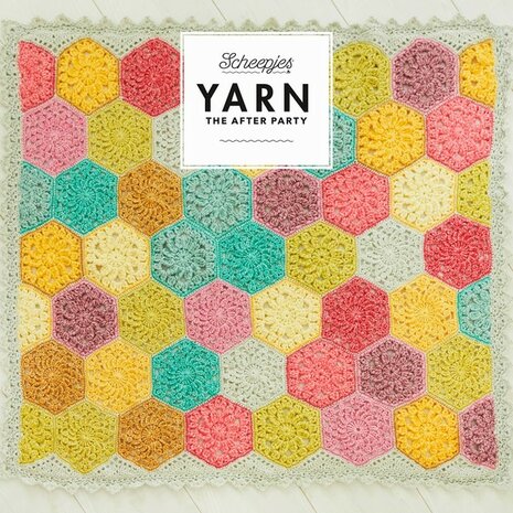 Confetti Blanket van Scheepjes Stone Washed en Stone Washed XL + gratis patroon The After Yarn Party 42 - deken haakpakket