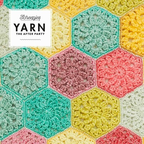 Confetti Blanket van Scheepjes Stone Washed en Stone Washed XL + gratis patroon The After Yarn Party 42 - deken haakpakket