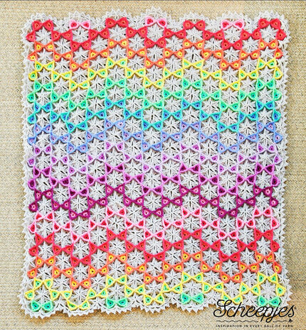 Prism Blanket van Scheepjes Colour Crafter origineel deken haakpakket + gratis Scheepjes canvas tas