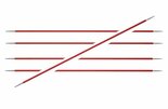 KnitPro-Zing-Sokkennaalden-15cm-2.50mm-set-van-5-rood