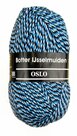 Botter-IJsselmuiden-Oslo-sokkenwol-82-Zwart-Wit-Blauw