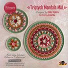 Scheepjes-Triptych-Mandala-MAL-Kleurstelling-#1-Forest-Fern-compleet-pakket-met-garen-en-originele-ringen-15-25-en-40-cm