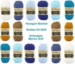 Hexagon-Blanket-Scheepjes-Breibar-kit-2020-Merino-Soft.-inclusief-patroon-en-label-en-een-canvastas--met-print