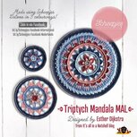 Scheepjes Triptych Mandala MAL - Kleurstelling 3 Blue Moon - compleet pakket met garen en originele ringen 15, 25 en 40 cm Scheepjes Triptych Mandala MAL - Kleurstelling 3 Blue Moon - compleet pakket met garen en originele ringen 15, 25 en 40 cm