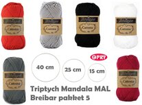 Scheepjes Triptych Mandala MAL - Breibar pakket 5 - compleet met garen en originele ringen 15, 25 en 40 cm Scheepjes Triptych Mandala MAL - Breibar pakket 5 - compleet met garen en originele ringen 15, 25 en 40 cm