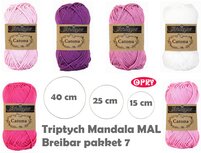 Scheepjes Triptych Mandala MAL - Breibar pakket 7 - compleet met garen en originele ringen 15, 25 en 40 cm Scheepjes Triptych Mandala MAL - Breibar pakket 7 - compleet met garen en originele ringen 15, 25 en 40 cm