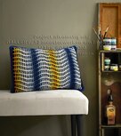 Painted Stripes kussen van Scheepjes Cahlista - ontwerp Mark Roseboom - garen pakket Painted Stripes kussen van Scheepjes Cahlista - ontwerp Mark Roseboom - garen pakket