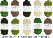 Apricity Hat & Scarf - Muts en Sjaal Breibar pakket 205 van Scheepjes metropolis + gratis patroon Apricity Hat & Scarf - Muts en Sjaal Breibar pakket 205 van Scheepjes metropolis + gratis patroon