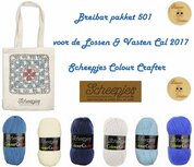 Breibar pakket 501 voor de Lossen & Vasten Cal 2017 , Scheepjes label en 2 grote Lossen & Vasten knopen Breibar pakket 501 voor de Lossen & Vasten Cal 2017 , Scheepjes label en 2 grote Lossen & Vasten knopen
