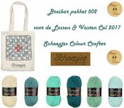 Breibar pakket 502 voor de Lossen & Vasten Cal 2017 i label en 2 grote Lossen & Vasten knopen Breibar pakket 502 voor de Lossen & Vasten Cal 2017 i label en 2 grote Lossen & Vasten knopen