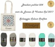 Breibar pakket 504 voor de Lossen & Vasten Cal 2017 Scheepjes label en 2 grote Lossen & Vasten knopen Breibar pakket 504 voor de Lossen & Vasten Cal 2017 Scheepjes label en 2 grote Lossen & Vasten knopen