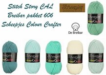 Stitch Story CAL Breibar pakket 606 Scheepjes Colour Crafter incl een Scheepjes label. Stitch Story CAL Breibar pakket 606 Scheepjes Colour Crafter incl een Scheepjes label.