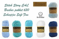 Stitch Story CAL Breibar pakket 630 Scheepjes Softfun incl een Scheepjes label. Stitch Story CAL Breibar pakket 630 Scheepjes Softfun incl een Scheepjes label.