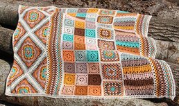 Happy Folk Blanket Scheepjes Cahlista gehaakte deken - Breibar kleuren pakket Happy Folk Blanket Scheepjes Cahlista gehaakte deken - Breibar kleuren pakket